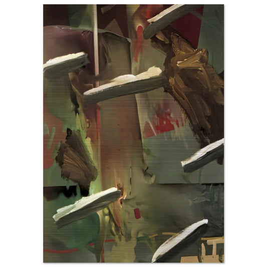 ABSTRAKTES BILD ABSTRACT PAINTING 1976 - Gerhard Richter Brushed Aluminum Print - 70x100 cm / 28x40 inches | Gerhard Richter Aluminum Print | Gerhard Richter Prints