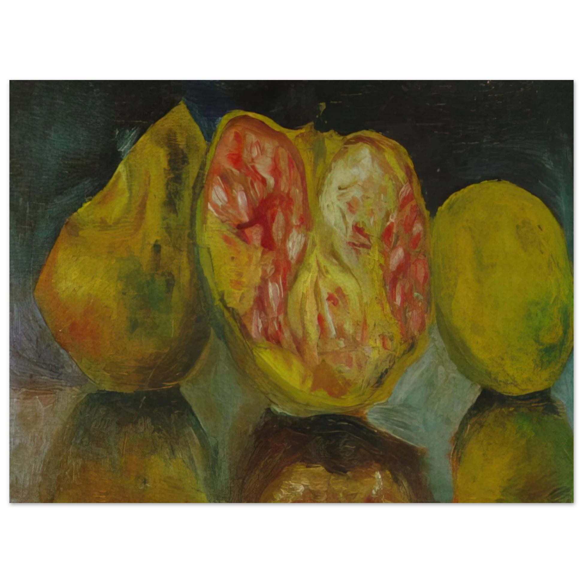 Salvador Dali - STILL LIFE POMEGRANATES Fine Art Poster - Default Title