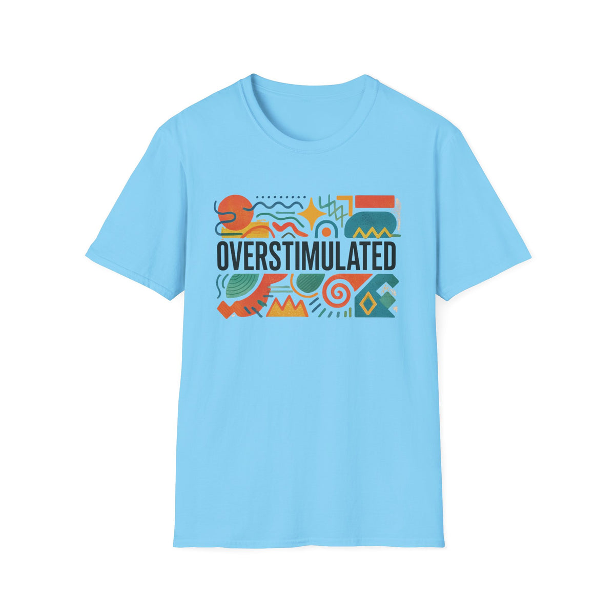 Overstimulated Shirt for Mom | Funny Tired Mom Tee | Weirdcore Clothing | Gen Z Humor T-Shirt | Exhausted but Aesthetic Tee