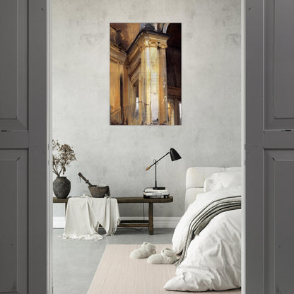 Roman Architecture - John Singer Sargent Brushed Aluminum Print - 70x100 cm / 28x40 inches | John Singer Sargent Aluminum Print | John Singer Sargent Prints