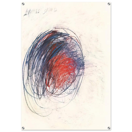Fifty Days at Iliam. Shield of Achilles - Cy Twombly Acrylic Print - 70x100 cm / 28x40″ inches | Cy Twombly Wall Art | Cy Twombly Prints