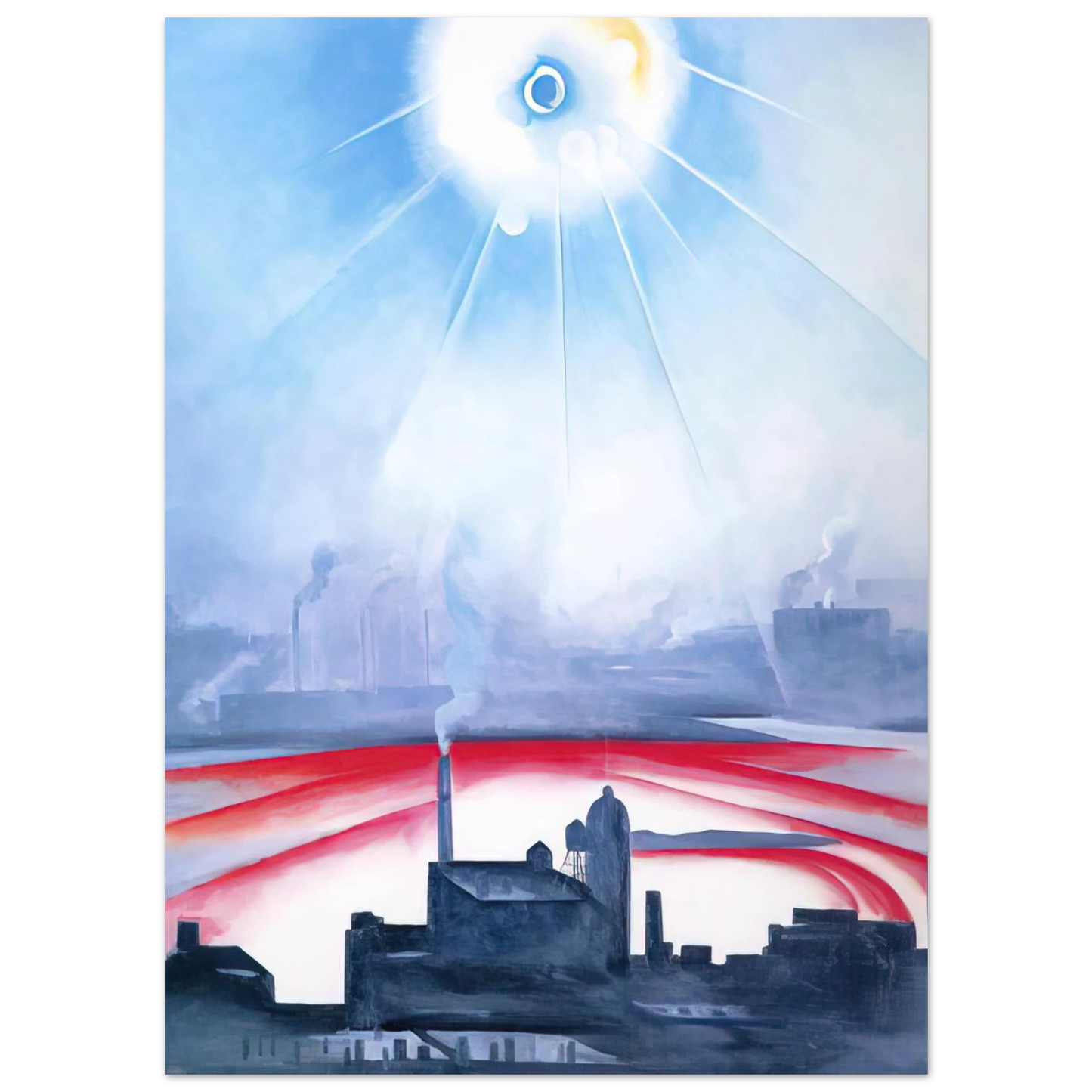 Georgia O'Keeffe - East River No 1 Fine Art Poster - 40x60 cm / 16x24 inches