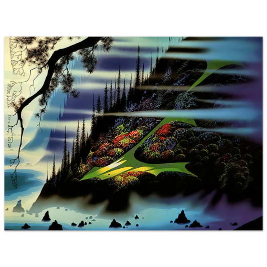 Eyvind Earle - Pasture Through the Fog Fine Art Poster - Default Title