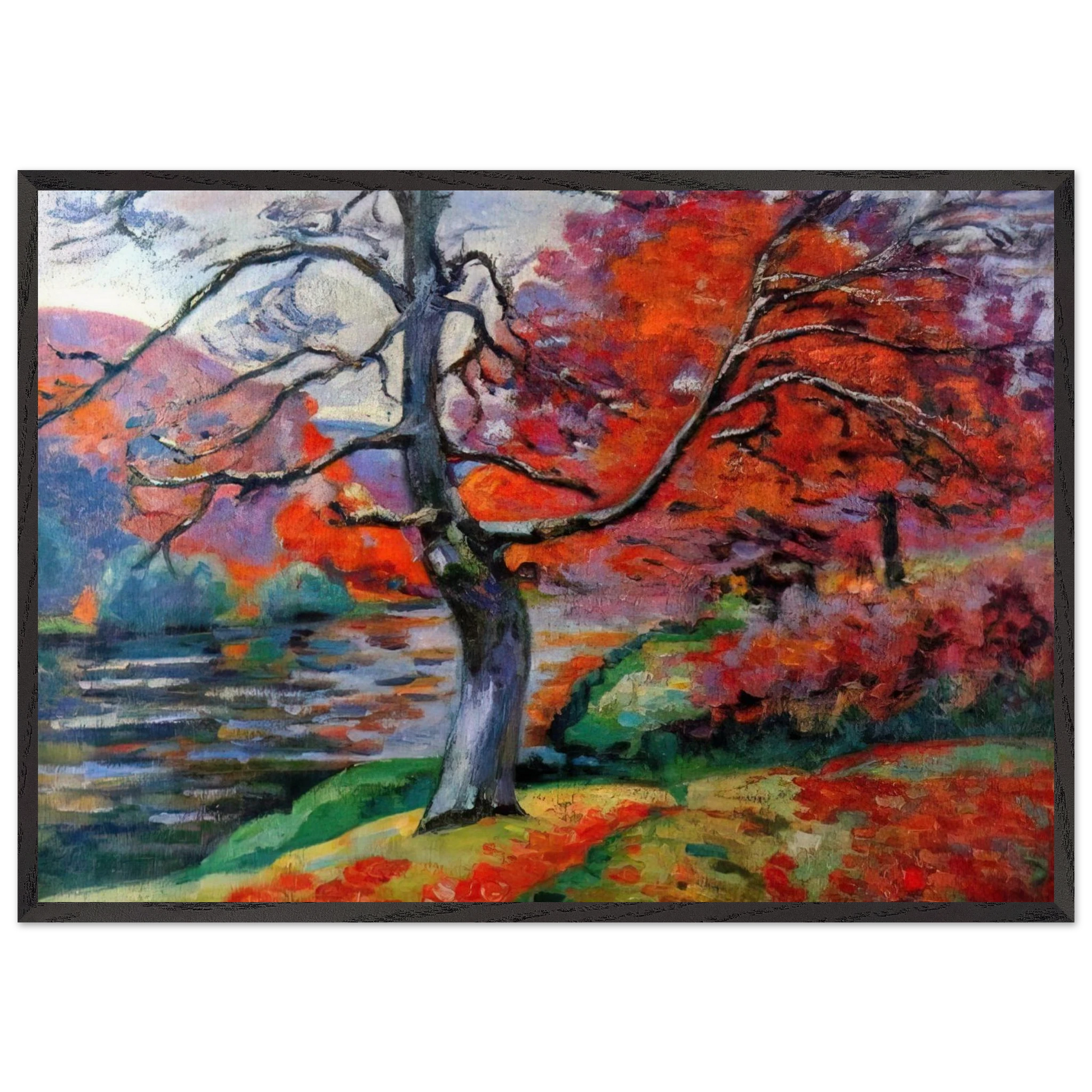 Echo Rock - 1905 - Armand Guillaumin Framed Art Print – Black Wooden Frame - Default Title - -Framed Art Print