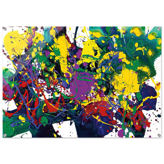 Untitled  SFP94-107 SFF1751  - Sam Francis Acrylic Print - 70x100 cm / 28x40″ inches