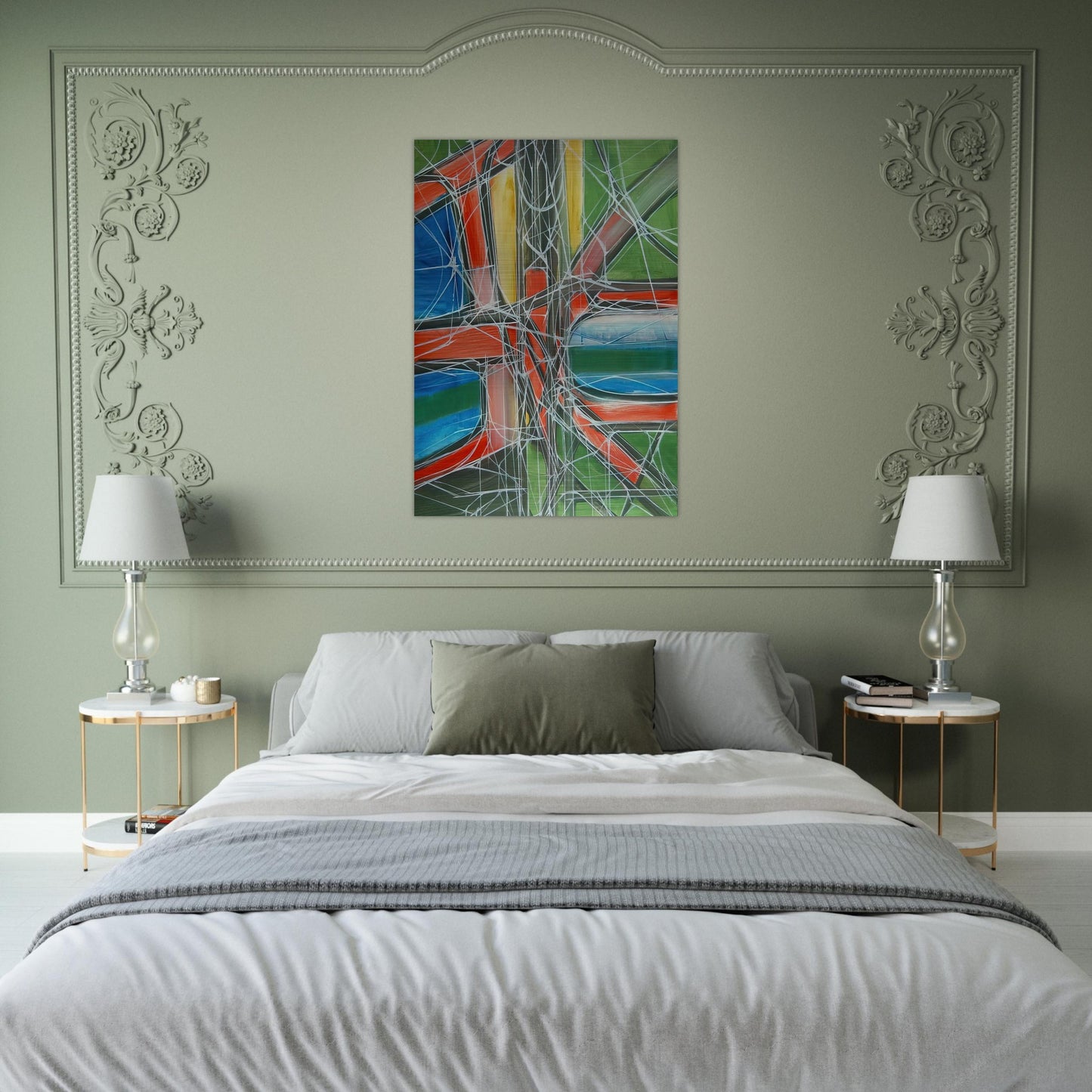 untitled - 1965 - Jimmy Ernst Brushed Aluminum Print - 70x100 cm / 28x40 inches | Jimmy Ernst Aluminum Print | Jimmy Ernst Prints