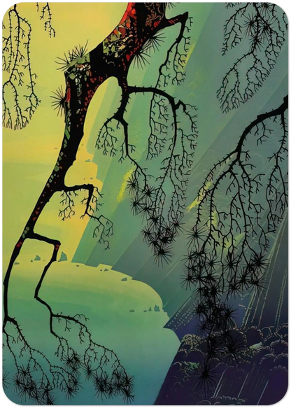 Fog Mist By Eyvind Earle Pack of 10 Post Cards | Eyvind Earle Post Cards | A6 (10.5 x 14.8 cm) - 4.1 x 5.8 inches