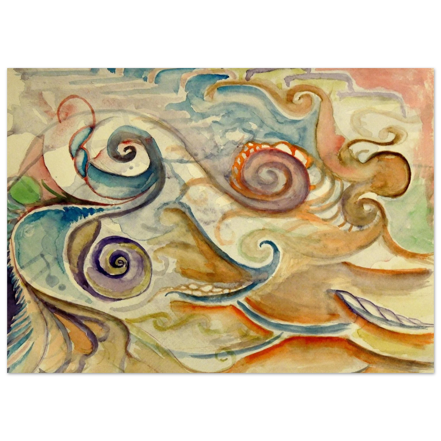 Walter Inglis Anderson - Walter Anderson Wall art - 70x70 cm / 28x28 Inches - Premium Wooden Framed Poster With Fine Art Paper - Wood frame