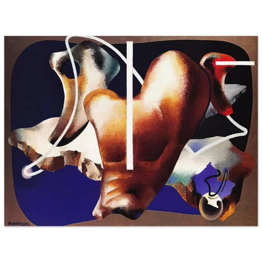 Enrico Prampolini - SUPERAMENTO TERRESTRE 1932 Fine Art Poster - Default Title