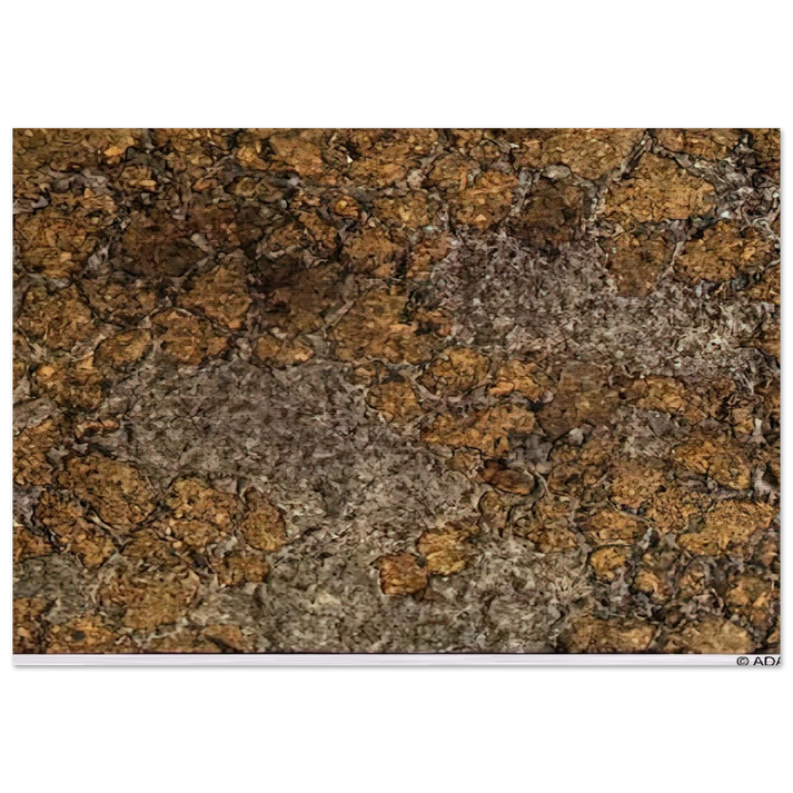 LIFE WITHOUT THE MAN III - Jean Dubuffet Brushed Aluminum Print - 70x100 cm / 28x40 inches | Jean Dubuffet Aluminum Print | Jean Dubuffet Prints