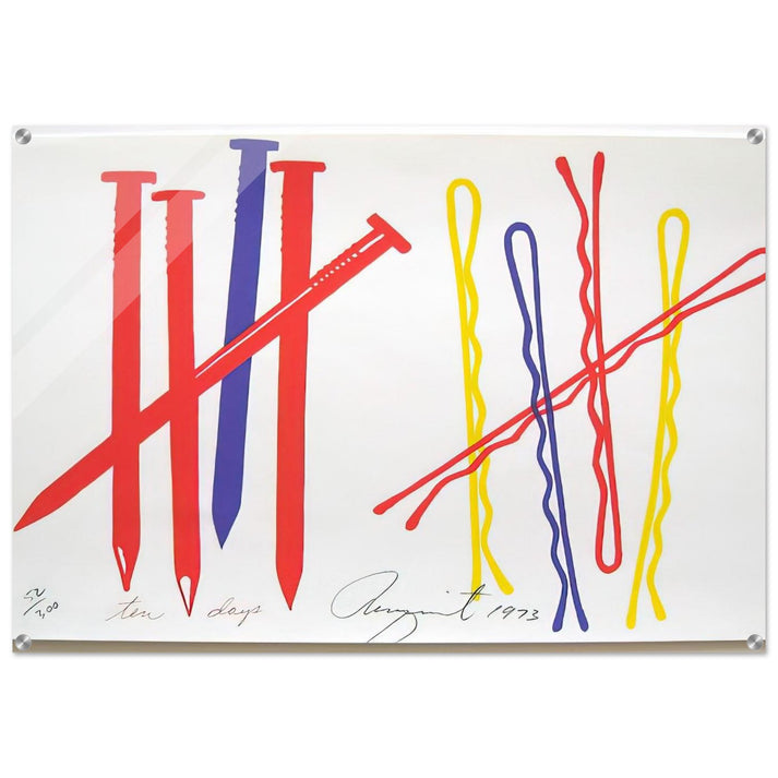 Ten Days - James Rosenquist Acrylic Print - 70x100 cm / 28x40″ inches