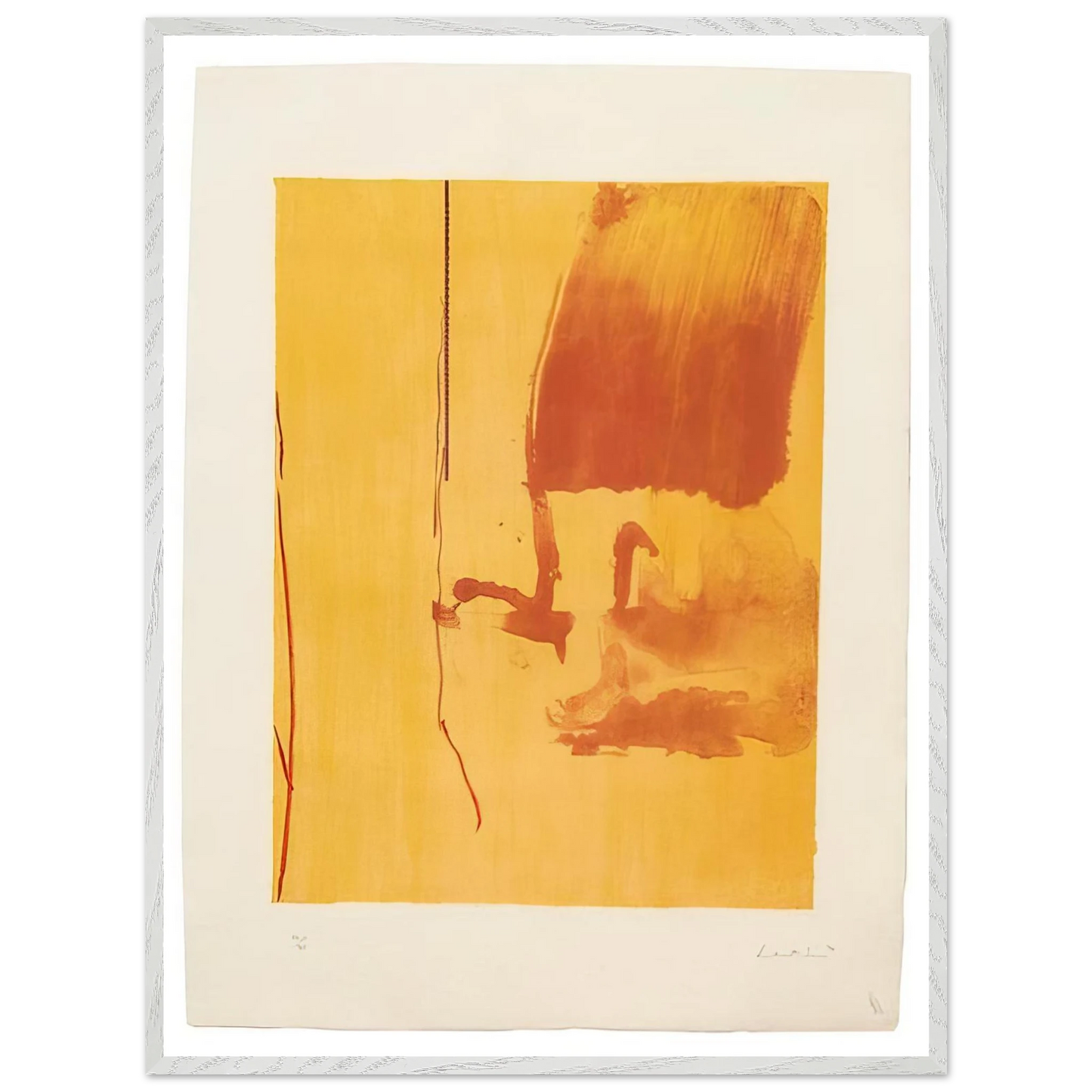 Helen Frankenthaler - Harvest - 1976 Wall art - 70x100 cm / 28x40 inches - Fine Art Poster - -