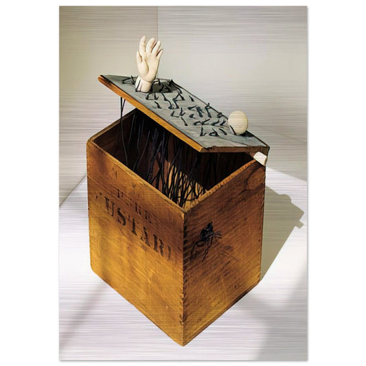 LAKE OF FIELD 1990 - Lenore Tawney Brushed Aluminum Print - 70x100 cm / 28x40 inches | Lenore Tawney Aluminum Print | Lenore Tawney Prints