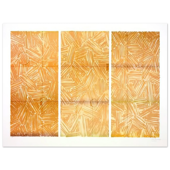 Jasper Johns - USUYUKI 1979  75x100 cm / 30x40inches Fine Art Poster
