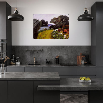 IN THE NICE COUNTRYSIDE GARDEN OF IRISES 1919 - Henri Matisse Acrylic Print - 70x100 cm / 28x40″ inches