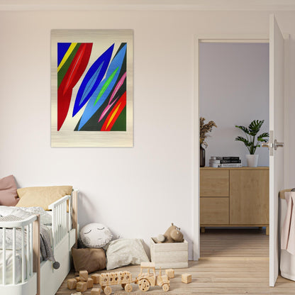 Farblitho 1968 - 2 NOR - 1968 - Ernst Wilhelm Nay Brushed Aluminum Print - 70x100 cm / 28x40 inches | Ernst Wilhelm Nay Aluminum Print | Ernst Wilhelm Nay Prints