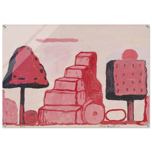 BOX TREE ROME - Philip Guston Acrylic Print - 70x100 cm / 28x40″ inches