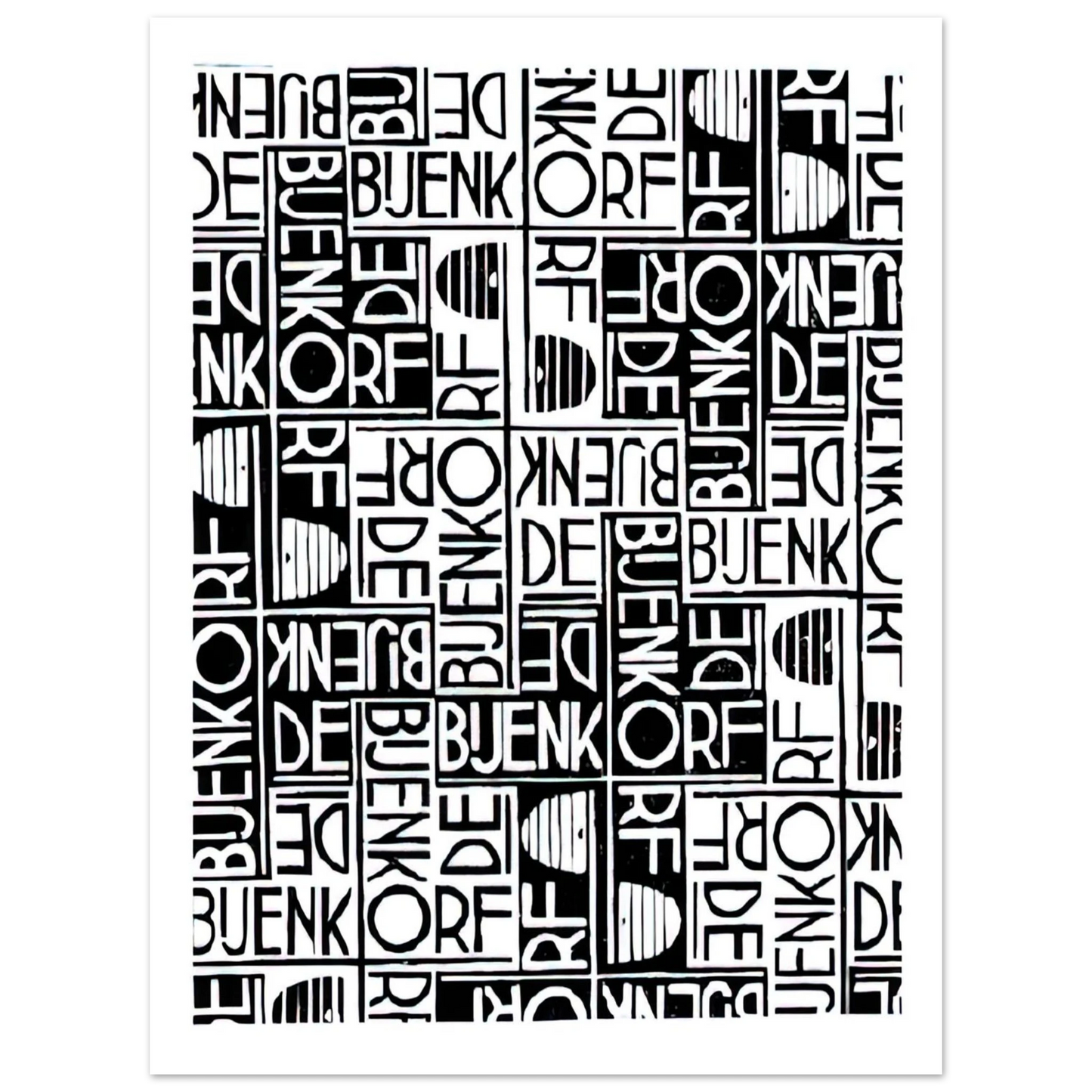 MC Escher - ESCHER (18) Wall Art - 21x29.7 cm / 8x12" - Premium Wooden Framed Poster With Fine Art Paper - Wood frame
