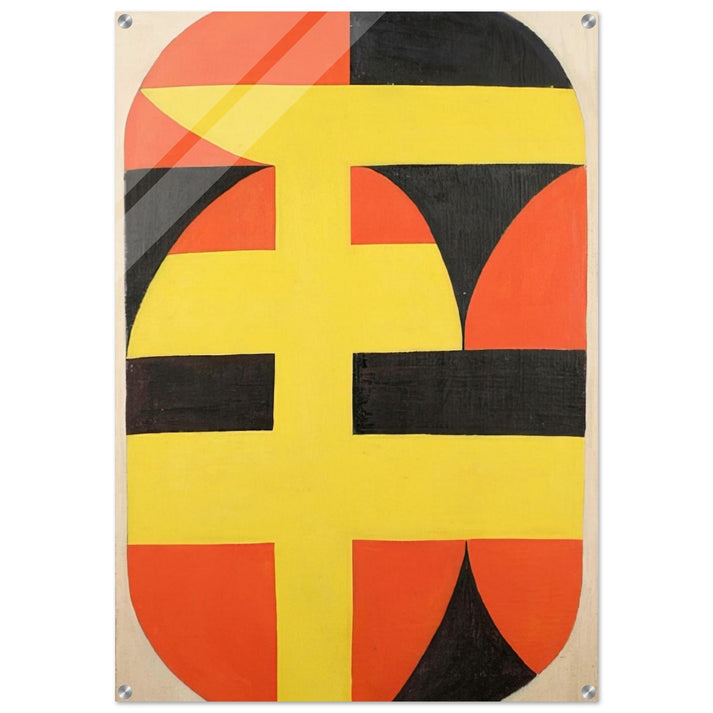 Siete - 1949 - Carmen Herrera Acrylic Print - 70x100 cm / 28x40″ inches | Carmen Herrera Wall Art | Carmen Herrera Prints