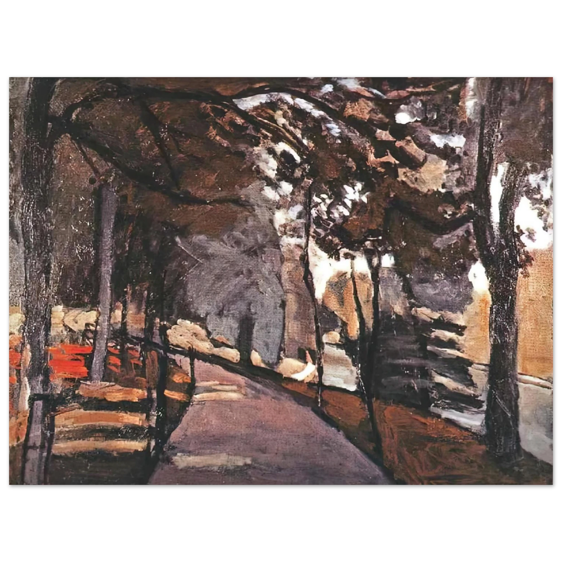 Henri Matisse - THE PATH IN THE BOIS DE BOULOGNE 1902 Fine Art Poster - Default Title