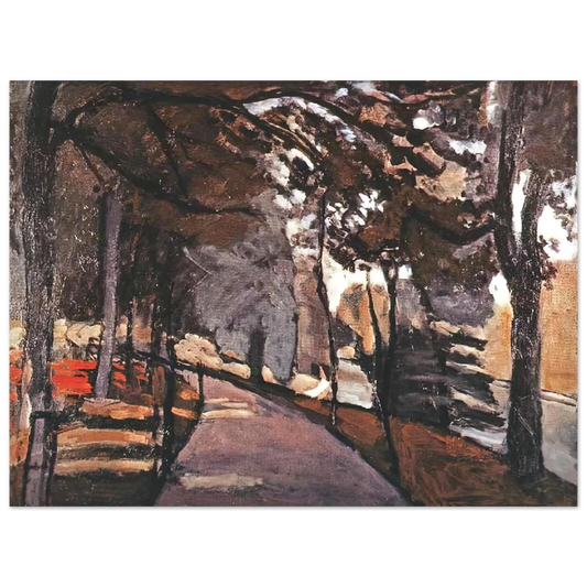 Henri Matisse - THE PATH IN THE BOIS DE BOULOGNE 1902 Fine Art Poster - Default Title