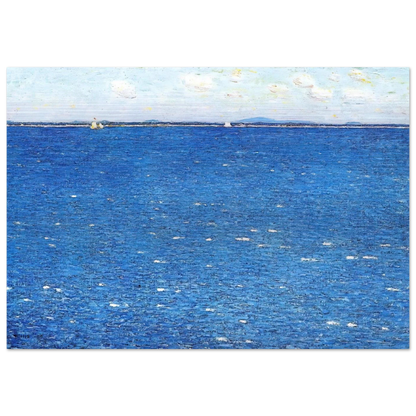 West Wind, Appledore - Childe Hassam Brushed Aluminum Print - 70x100 cm / 28x40 inches | Childe Hassam Aluminum Print | Childe Hassam Prints