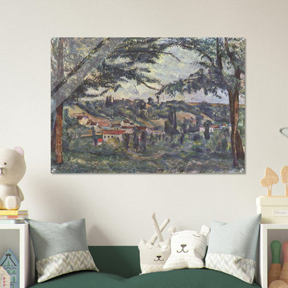 Landscape - Paul Cézanne Acrylic Print - 70x100 cm / 28x40″ inches