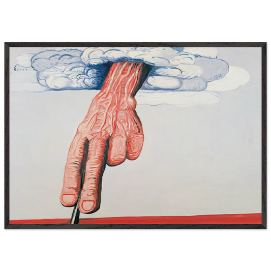 LINE - Philip Guston Framed Art Print – Black Wooden Frame - Default Title - -Framed Art Print