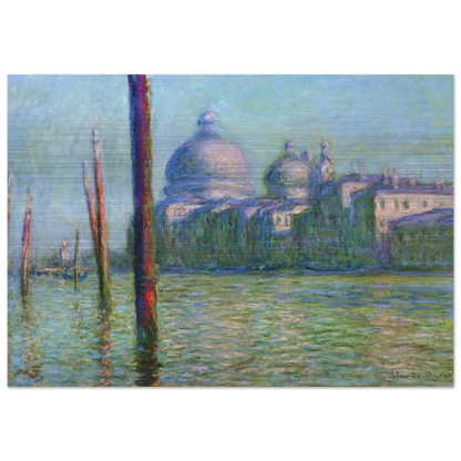 The Grand Canal 03 - claude monet Brushed Aluminum Print - 70x100 cm / 28x40 inches | claude monet Aluminum Print | claude monet Prints