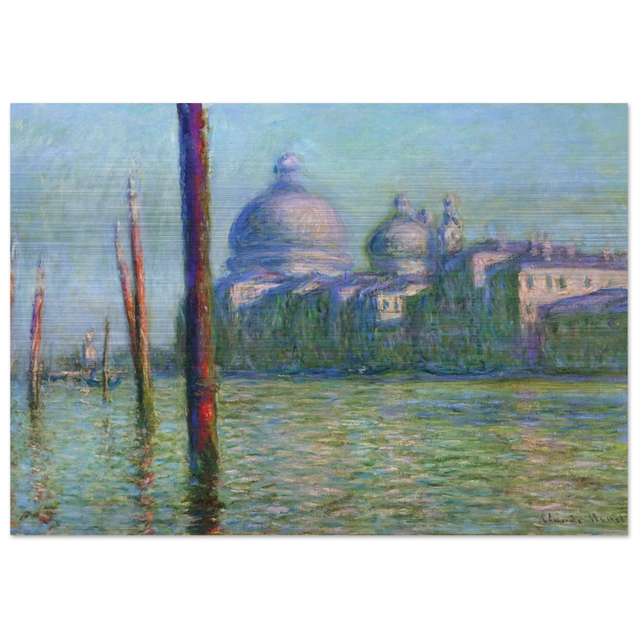 The Grand Canal 03 - claude monet Brushed Aluminum Print - 70x100 cm / 28x40 inches | claude monet Aluminum Print | claude monet Prints
