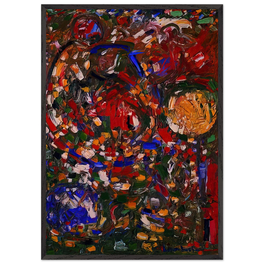 The Garden - Hans Hofmann Framed Art Print – Black Wooden Frame - Default Title - -Framed Art Print