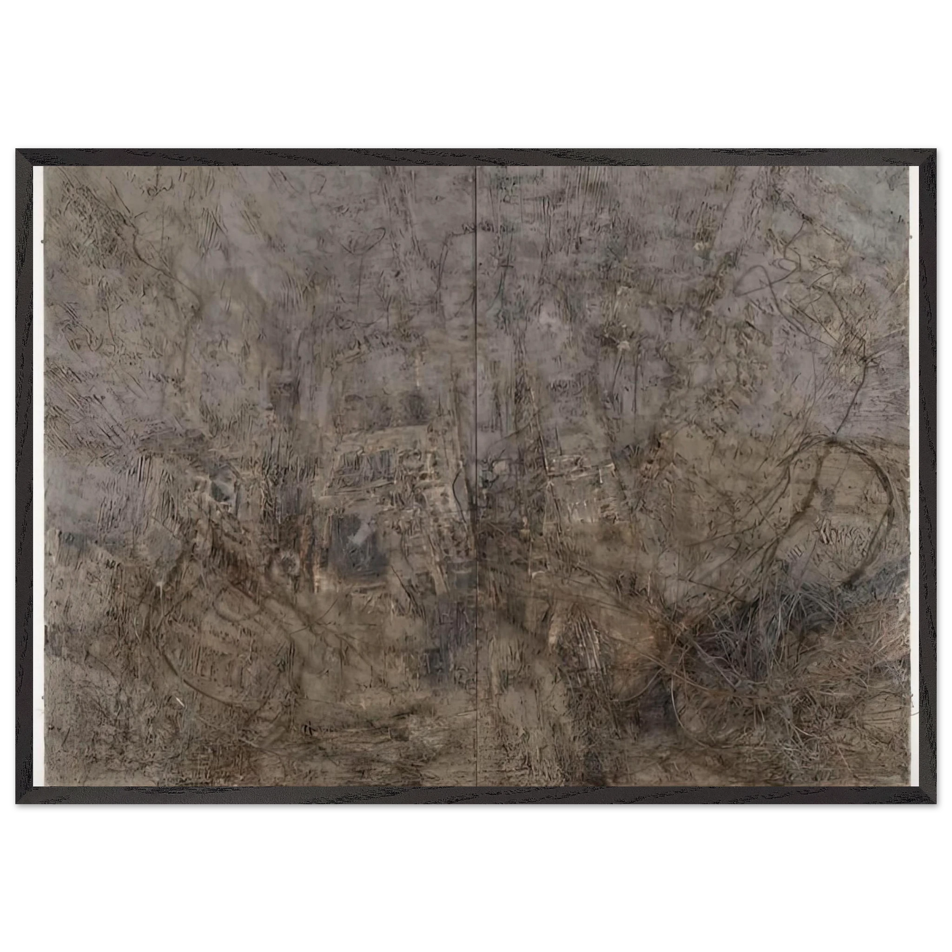 LILITH 1989 - Anselm Kiefer Framed Art Print – Black Wooden Frame - Default Title - -Framed Art Print