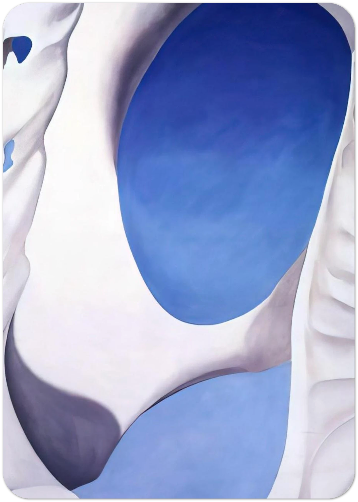 Pelvis II By Georgia O'Keeffe Pack of 10 Post Cards | Georgia O'Keeffe Post Cards | A6 (10.5 x 14.8 cm) - 4.1 x 5.8 inches