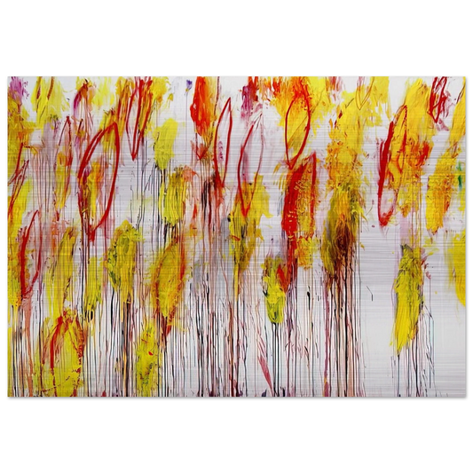 Lepanto, Part I - Cy Twombly Brushed Aluminum Print - 70x100 cm / 28x40 inches | Cy Twombly Aluminum Print | Cy Twombly Prints