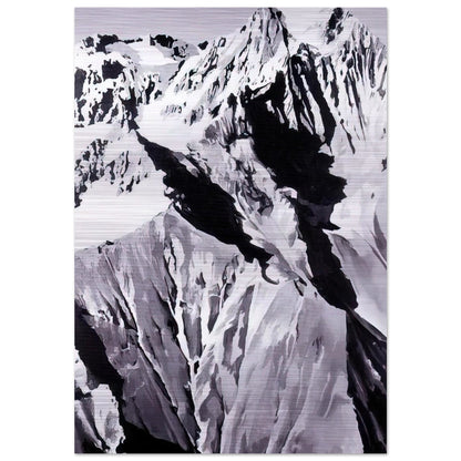 HIMALAYA - Gerhard Richter Brushed Aluminum Print - 70x100 cm / 28x40 inches | Gerhard Richter Aluminum Print | Gerhard Richter Prints