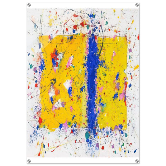 Light in Itself - Sam Francis Acrylic Print - 70x100 cm / 28x40″ inches | Sam Francis Wall Art | Sam Francis Prints