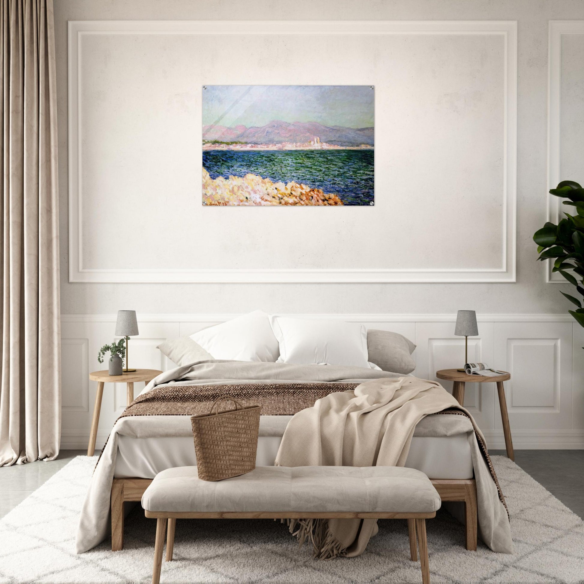 The Gulf of Antibes - claude monet Acrylic Print - 70x100 cm / 28x40″ inches