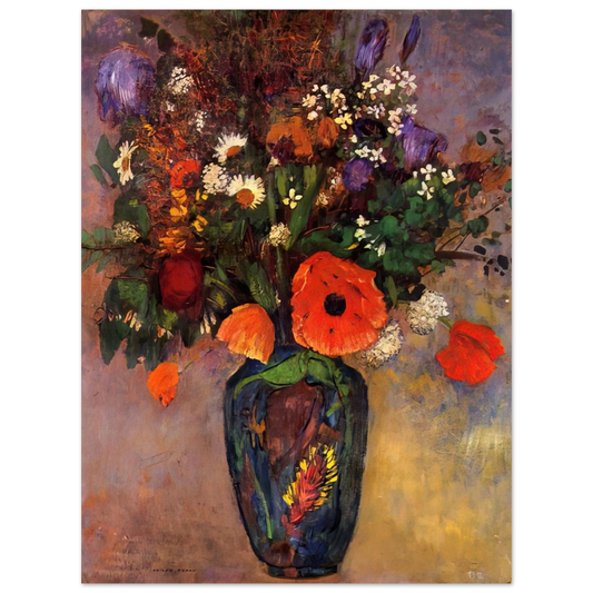 Odilon Redon - VASE DE FLEURS Fine Art Poster - Default Title