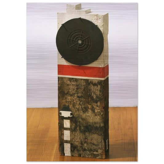 French Atomic Bomb - Robert Indiana Brushed Aluminum Print - 70x100 cm / 28x40 inches | Robert Indiana Aluminum Print | Robert Indiana Prints