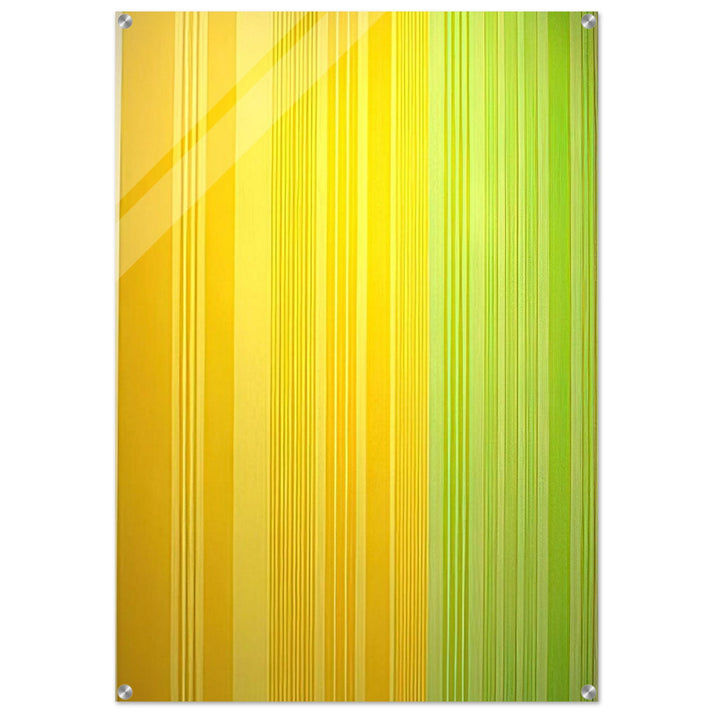 Lime-Lemon - 1970 - Gene Davis Acrylic Print - 70x100 cm / 28x40″ inches | Gene Davis Wall Art | Gene Davis Prints