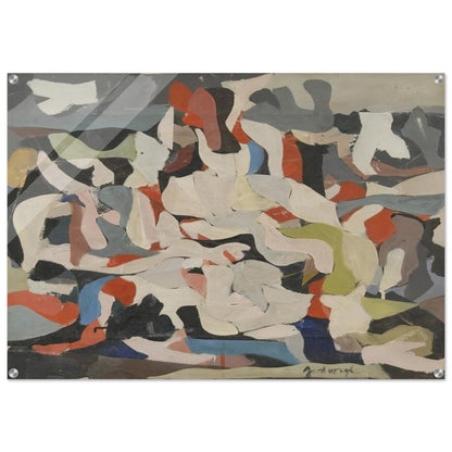 Untitled - Abstract Expressionism - Robert Goodnough Acrylic Print - 70x100 cm / 28x40″ inches | Robert Goodnough Wall Art | Robert Goodnough Prints