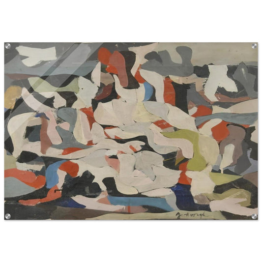 Untitled - Abstract Expressionism - Robert Goodnough Acrylic Print - 70x100 cm / 28x40″ inches | Robert Goodnough Wall Art | Robert Goodnough Prints