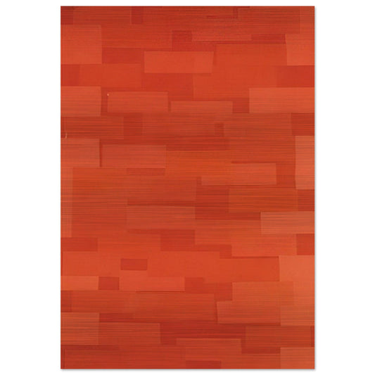 Number 5 Red Wall - 1952 - Ad Reinhardt Brushed Aluminum Print - 70x100 cm / 28x40 inches | Ad Reinhardt Aluminum Print | Ad Reinhardt Prints