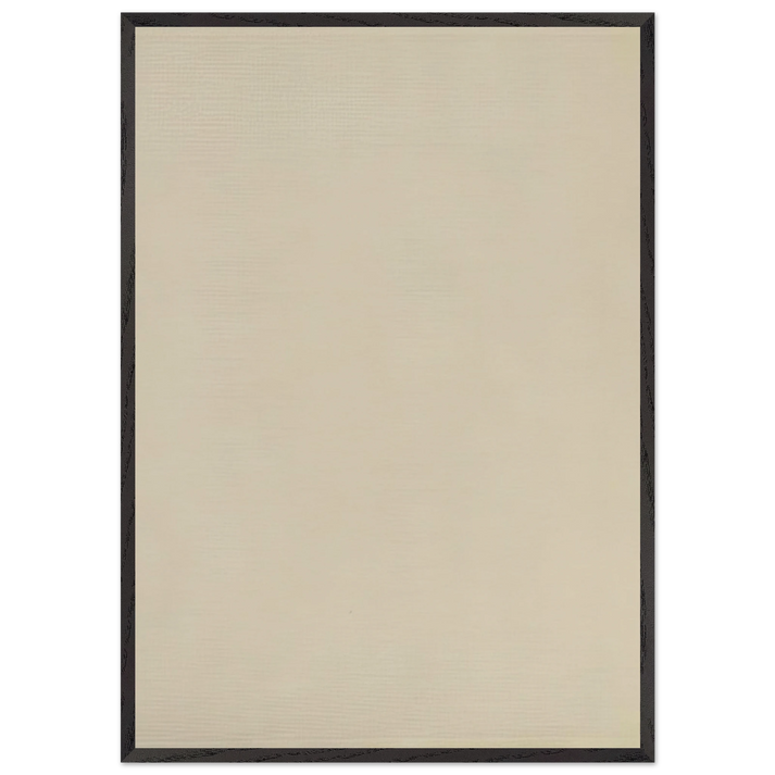 The Desert - Agnes Martin 70x100 cm / 28x40 inches Framed Art Print – Black Wooden Frame