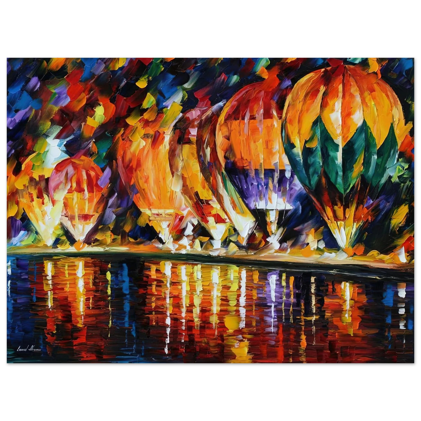 Leonid Afremov - Leonid Afremov Fine Art Poster - 13x18 cm / 5x7 inches