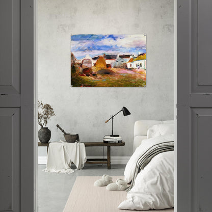 FARMYARD IN BRITTANY 1897 - Henri Matisse Acrylic Print - 70x100 cm / 28x40″ inches | Henri Matisse Wall Art | Henri Matisse Prints