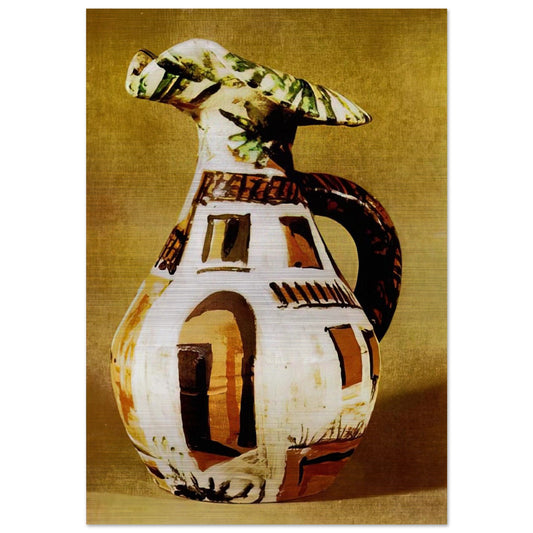 Jug with handle - Pablo Picasso Brushed Aluminum Print - 70x100 cm / 28x40 inches | Pablo Picasso Aluminum Print | Pablo Picasso Prints