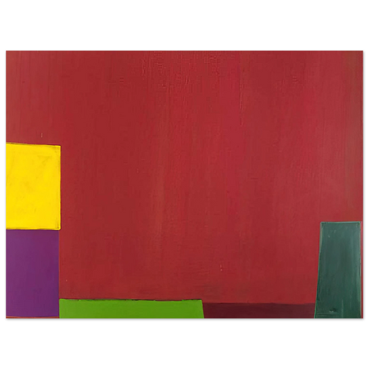 John Hoyland - 18.6.65 - 1965 Fine Art Poster - Default Title