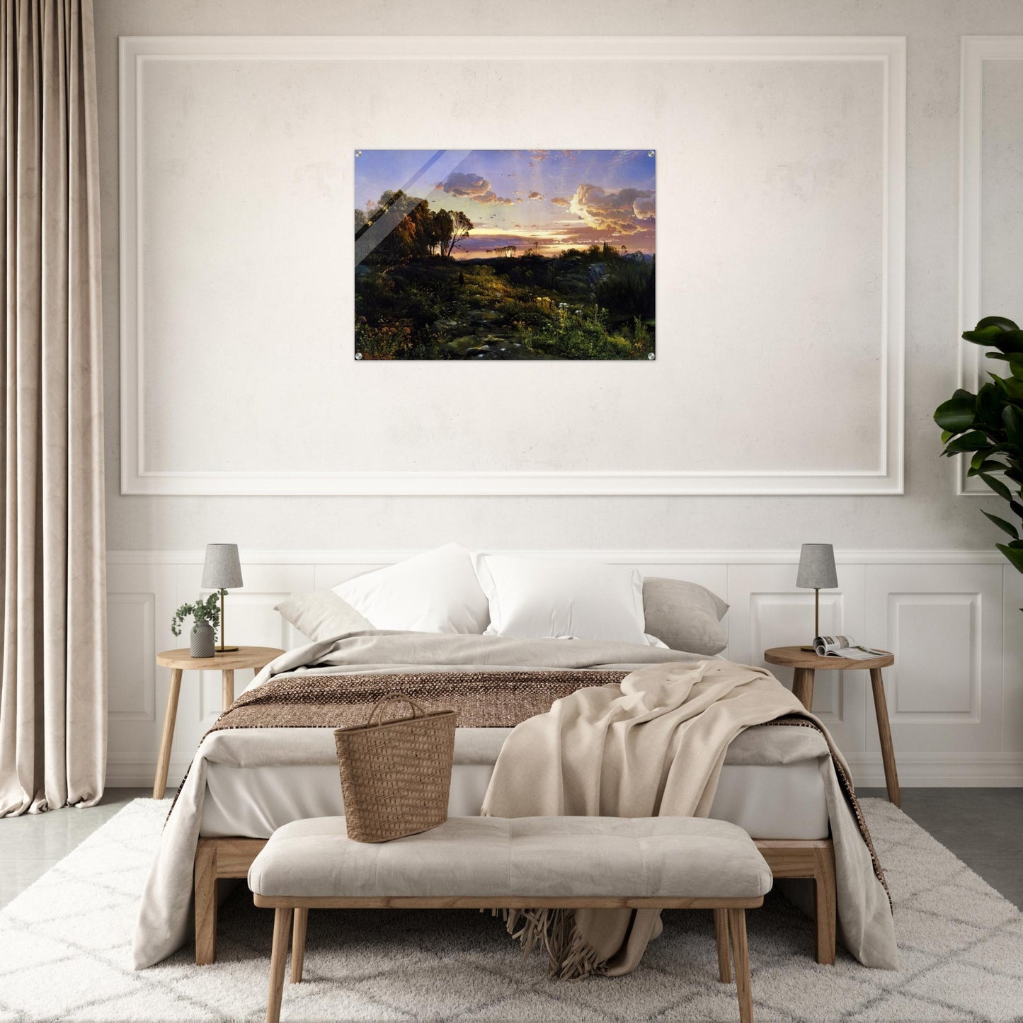 Dusk Wings - Thomas Moran Acrylic Print - 70x100 cm / 28x40″ inches | Thomas Moran Wall Art | Thomas Moran Prints