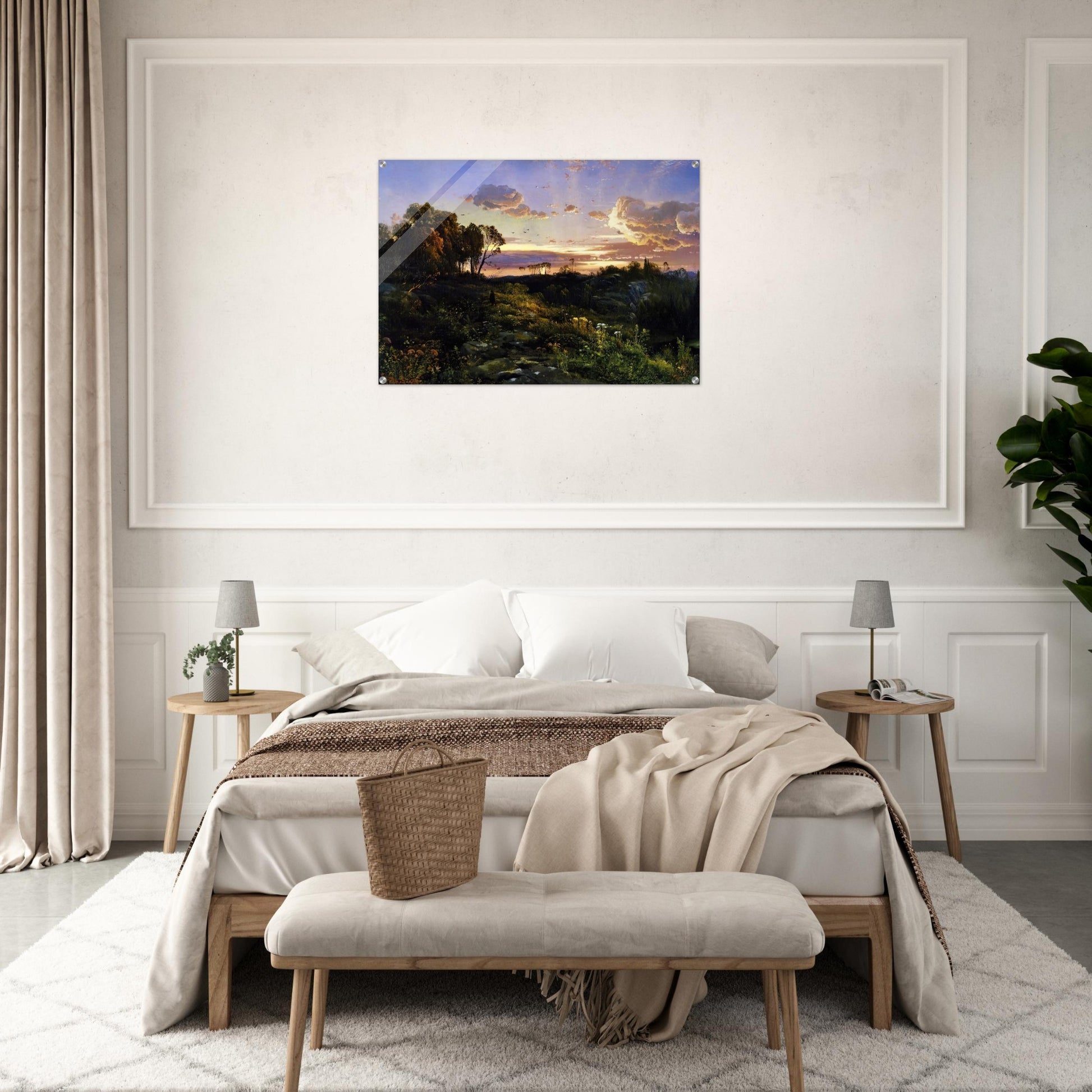 Dusk Wings - Thomas Moran Acrylic Print - 70x100 cm / 28x40″ inches | Thomas Moran Wall Art | Thomas Moran Prints